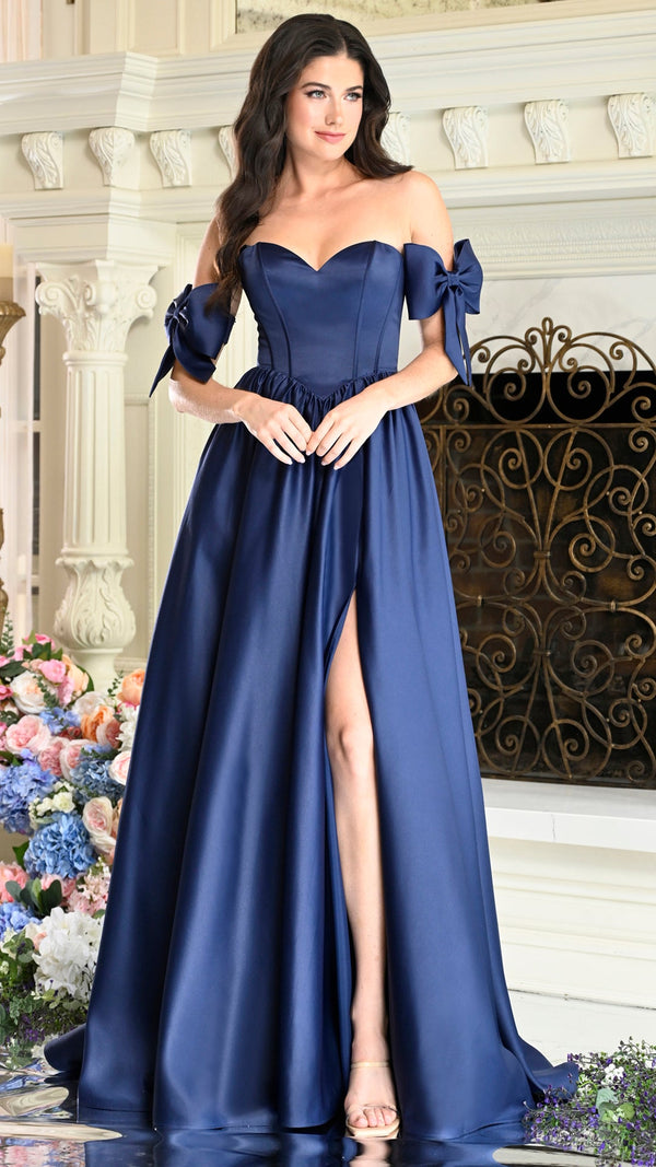 Sweetheart Floor-Length Satin Occasion Ball Gown Colors 4009