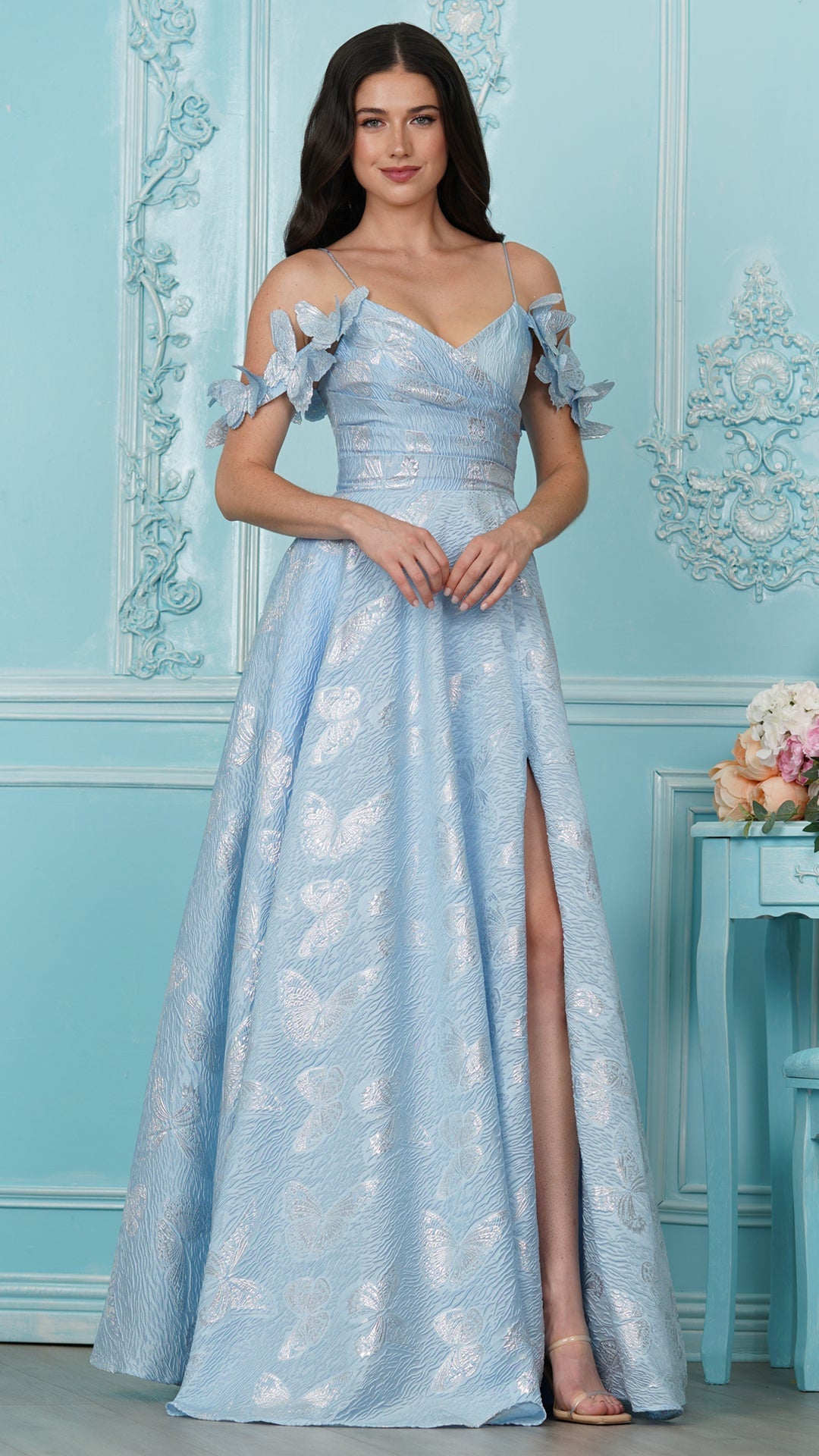 Sweetheart Floor-Length Satin Occasion Ball Gown Colors 4010