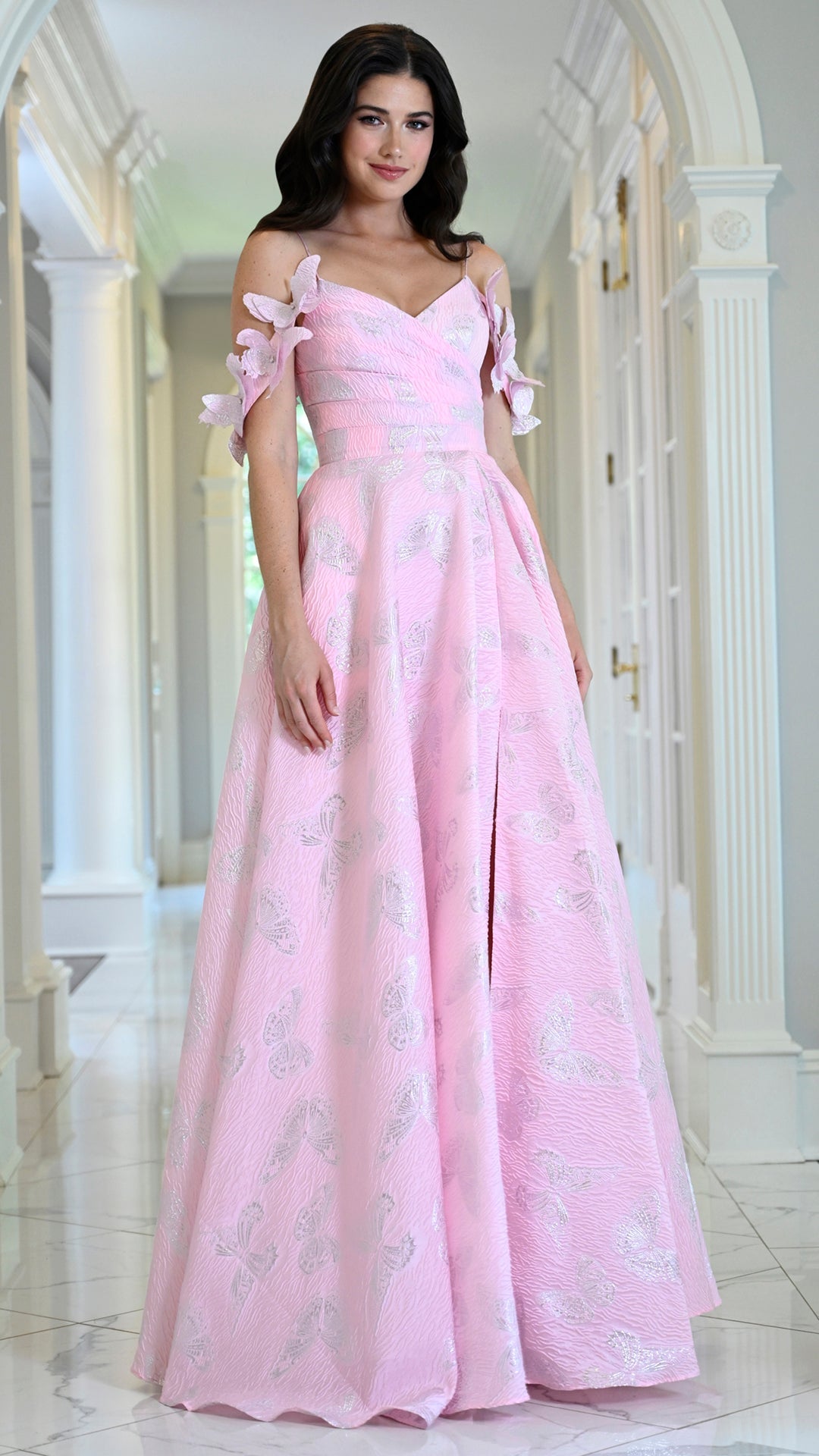 Sweetheart Floor-Length Satin Occasion Ball Gown Colors 4010