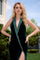 Prom Dresses Long Fitted Formal Velvet Prom Dress Hunter
