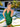 V-Neckline Fitted Short Cocktail Dress Emerald