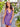 V-Neckline Fitted Short Cocktail Dress Lilac