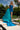 Prom Dresses Short Overskirt High Slit Prom Dress Teal