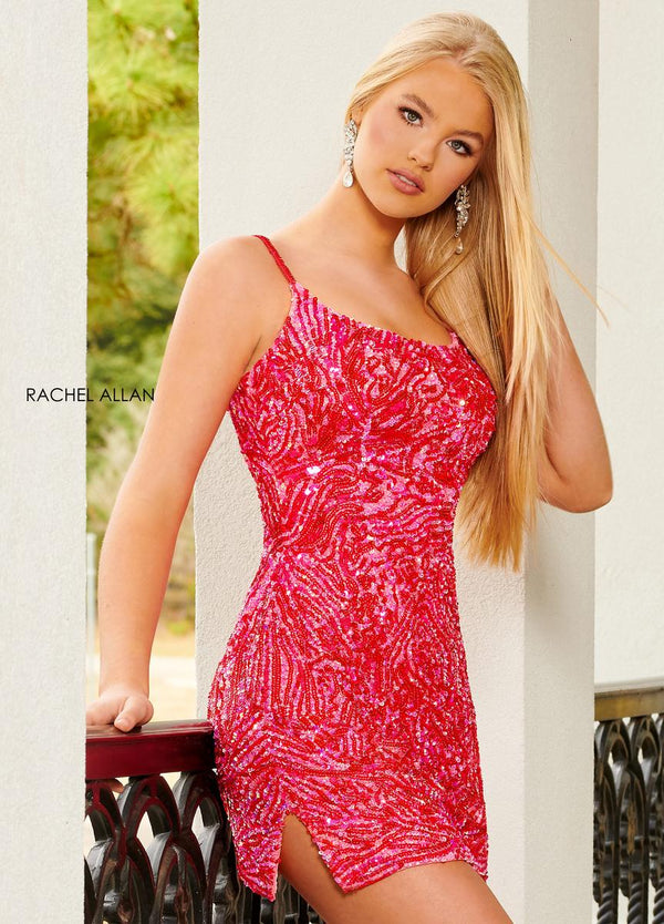 Scoop Mini Sequin Cocktail Bodycon Rachel Allan 40183
