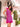Cocktail Dresses One Shoulder Sparkling Short Prom Dress FUCHSIA