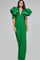 Jumpsuit Long Formal Ruffle Jumpsuit Emerald