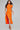 Cocktail Dresses Short Mermaid Fit Midi Length Cocktail Dress Orange