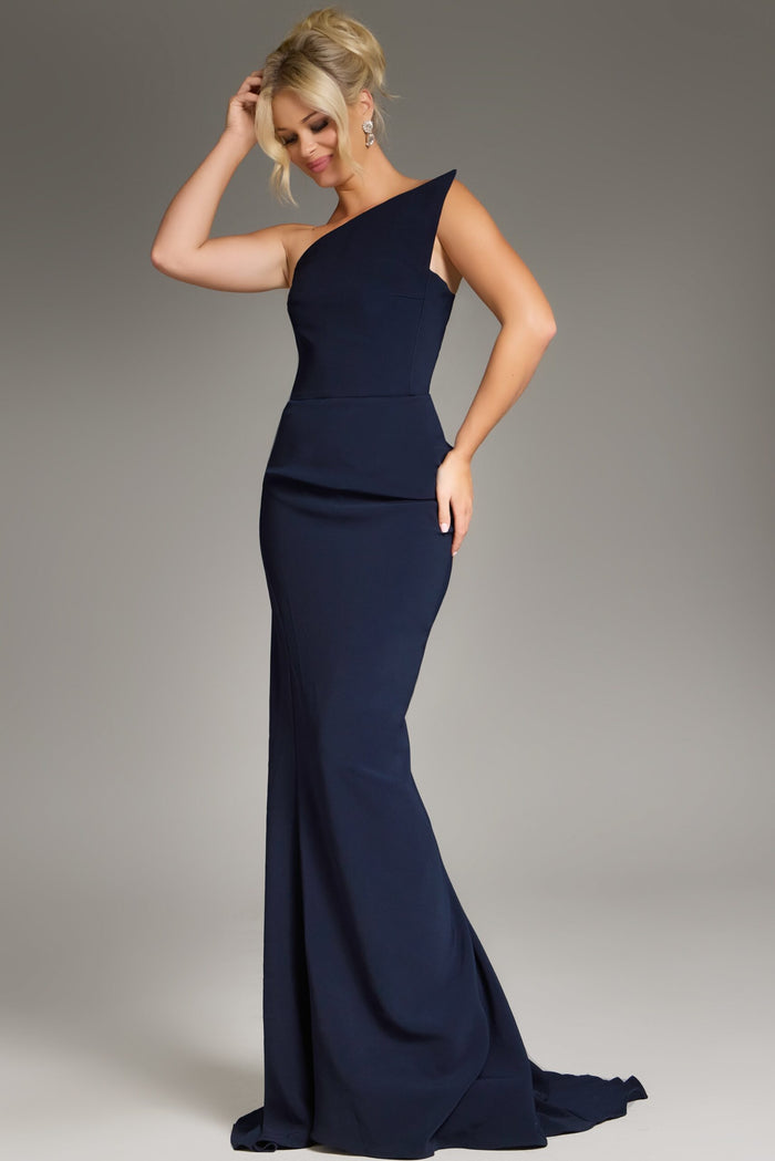 Formal Dresses Long Mermaid Fit Formal Evening Prom Dress Navy