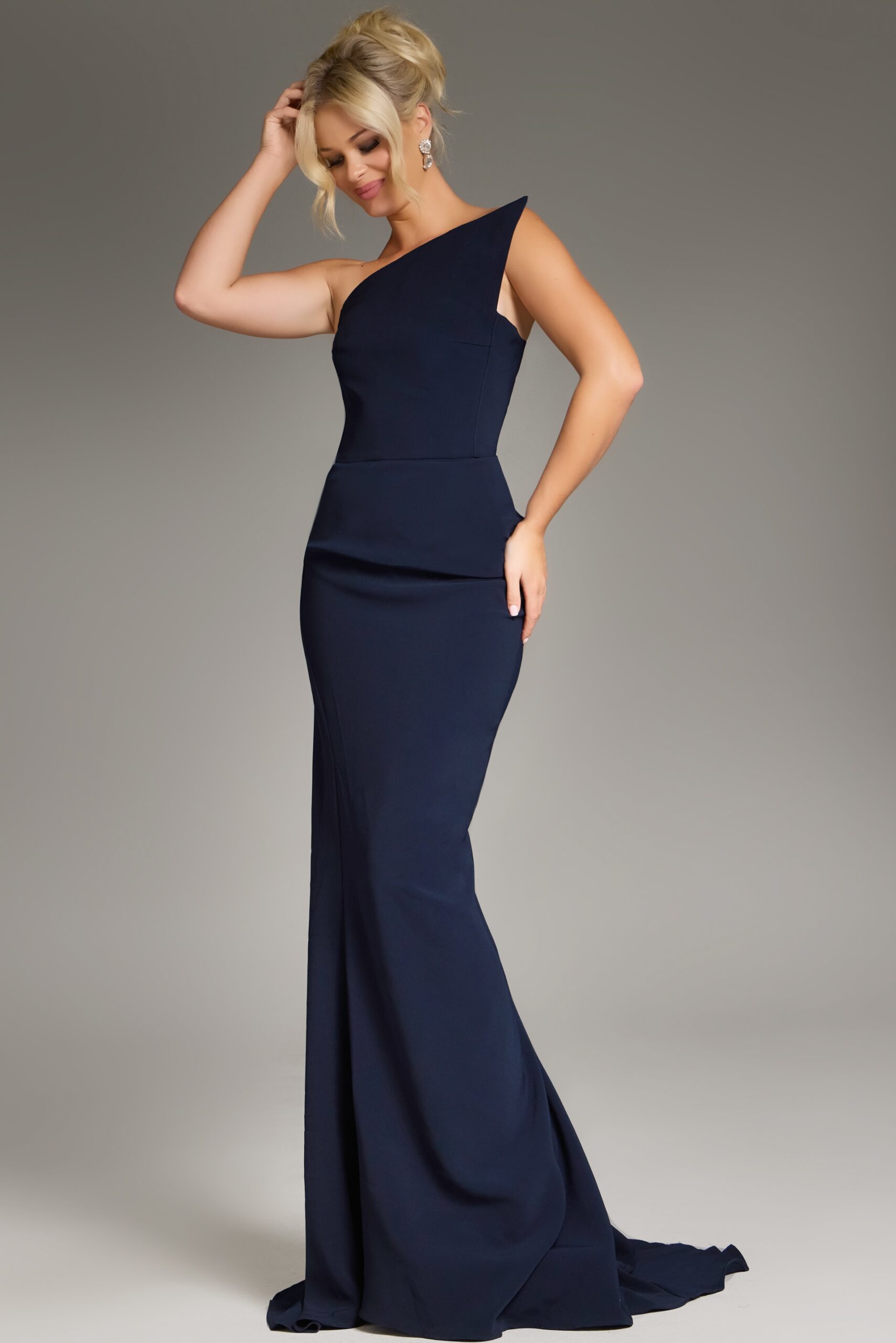 Formal Dresses Long Mermaid Fit Formal Evening Prom Dress Navy