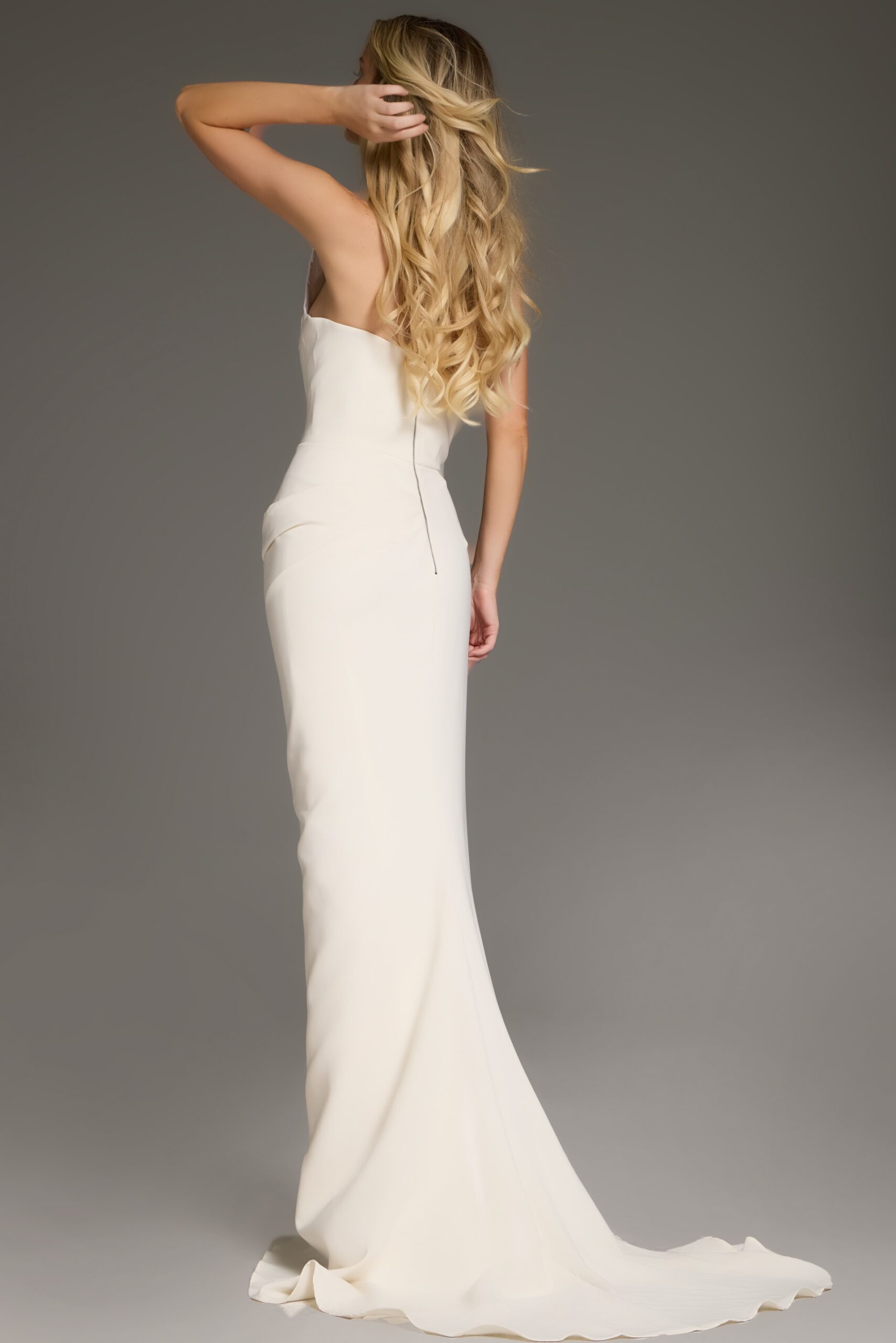 Formal Dresses Long Mermaid Fit Formal Evening Prom Dress Ivory