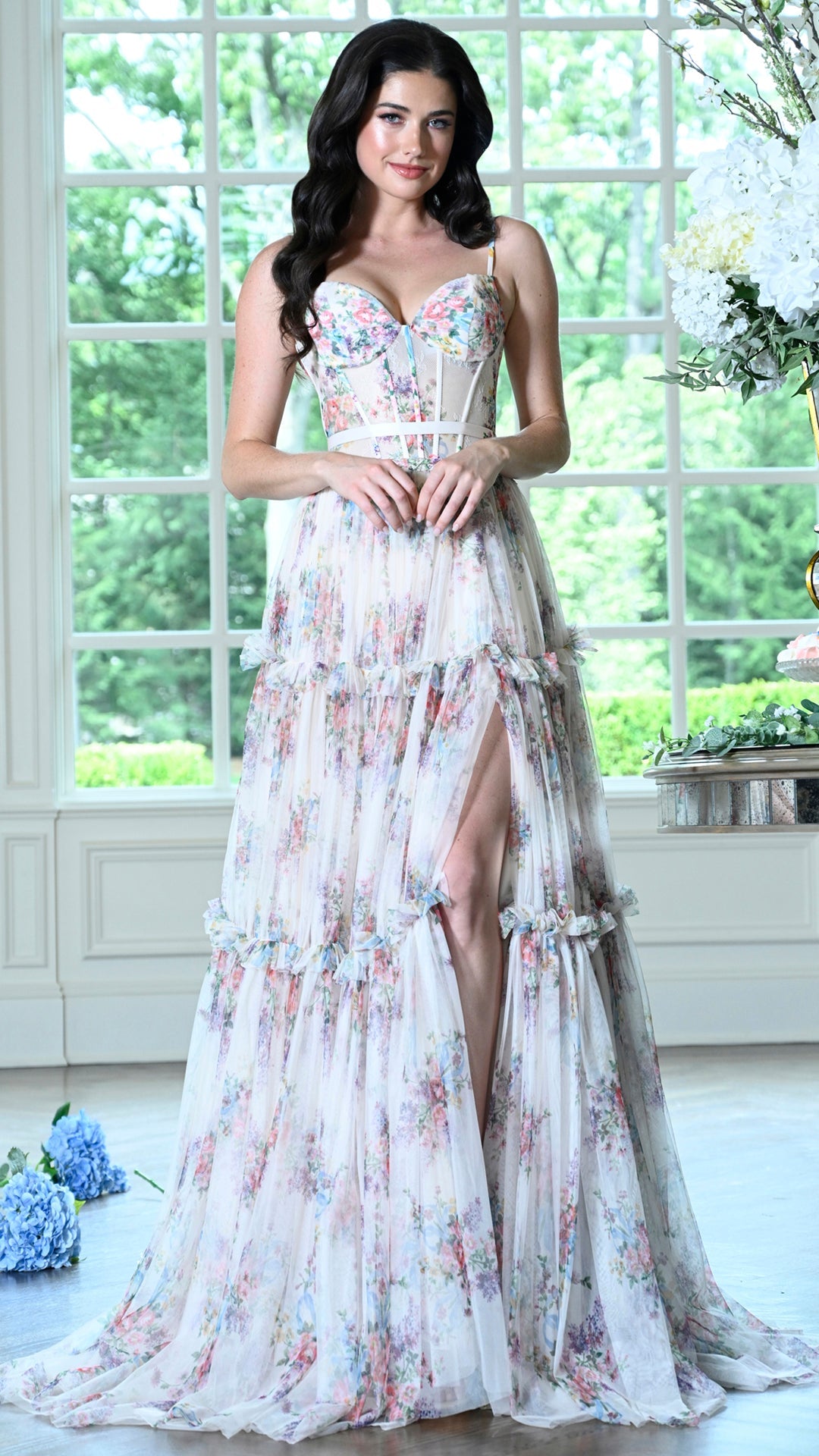 Sweetheart Floor-Length Chiffon Occasion A-Line Colors 4032