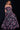 Prom Dresses Long A Line Formal Floral Print Prom Dress Navy