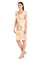 Cocktail Dresses Pleated Short Cocktail Printed Petite Dress Yellow