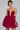 Cocktail Dresses Homecoming Velvet Short Cocktail Dress Red