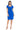 Cocktail Dresses Pleated Short Cocktail Fitted Dress Electric Blue