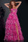 Prom Dresses Long A Line Floral Tiered Formal Prom Dress Fuchsia