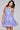 Cocktail Dresses Short Printed Floral Cocktail Dress Lilac