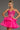 Cocktail Dresses Homecoming Tiered Mini Short Cocktail Dress Hot-Pink