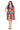 Plus Size Dresses Short Plus Size Cocktail Printed Dress Navy/Multi