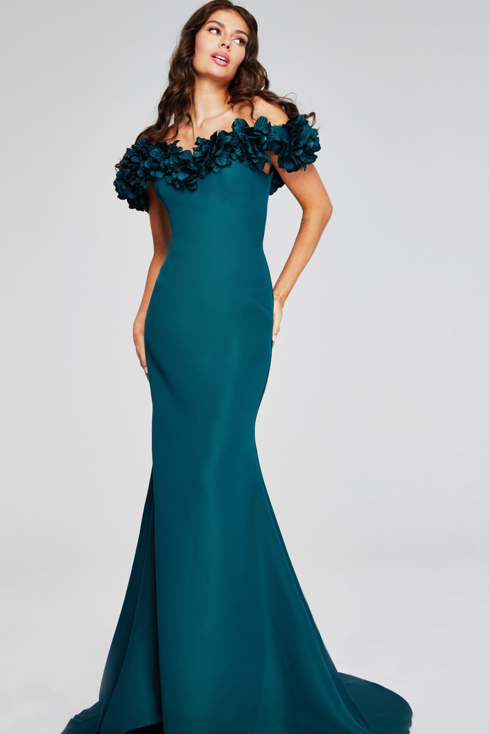 Jovani 40595 Long Formal Mermaid Evening Dress