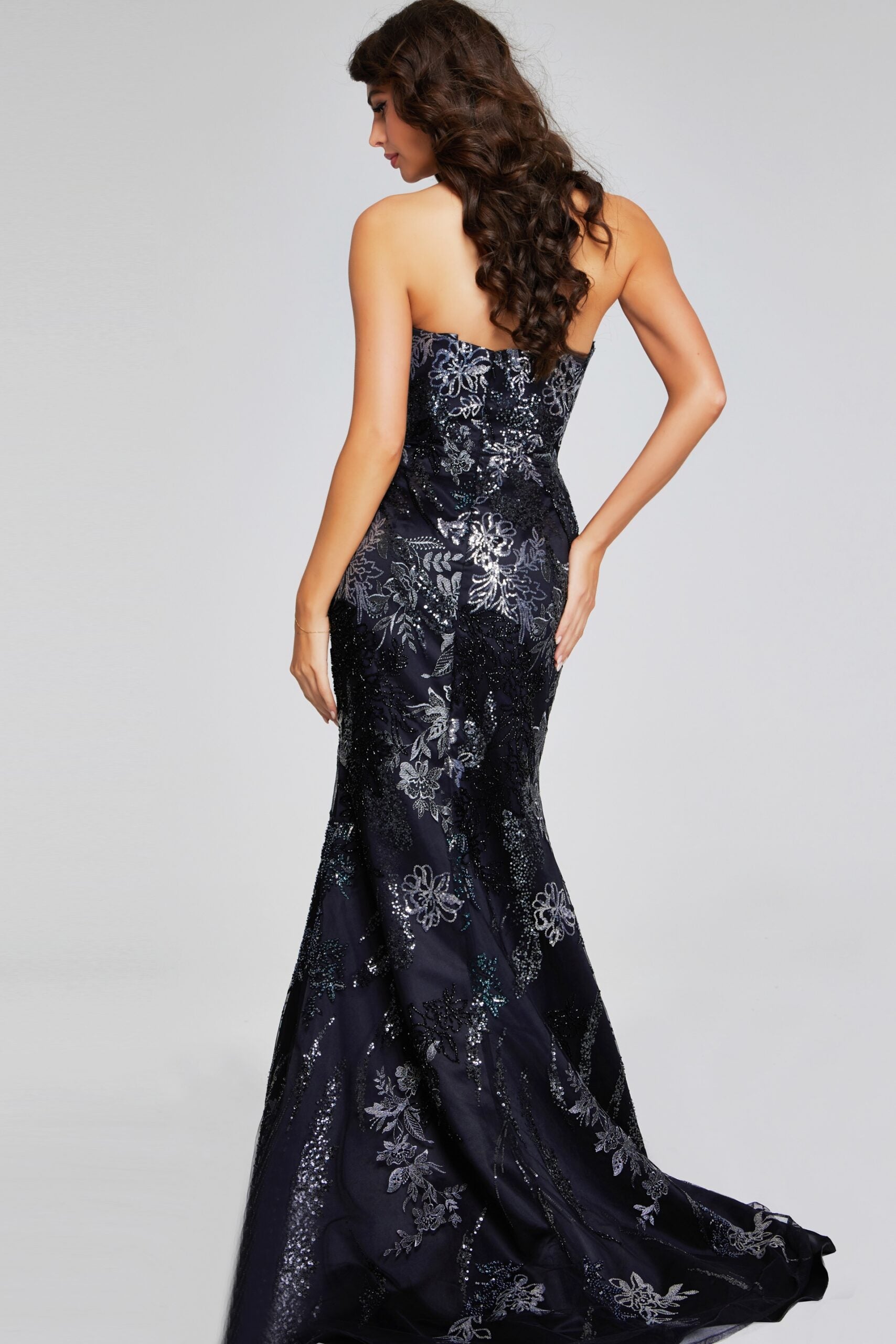 Jovani 40604 Mermaid Long Beaded Formal Evening Prom Dress