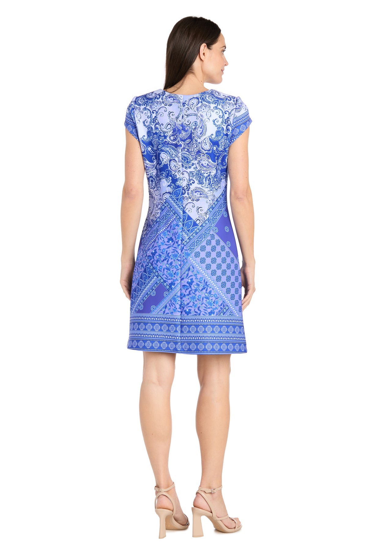 Cocktail Dresses Short Fitted Mini Cocktail Dress Blue