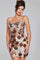 Cocktail Dresses Fitted Short Sequin Beaded Cocktail Dress Rose/Gold