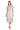 Cocktail Dresses Short Ruffle Cocktail Floral Midi Dress Periwinkle/Blue