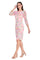 Cocktail Dresses Fitted Short Floral Lace Cocktail Dress Ivory/Blossom
