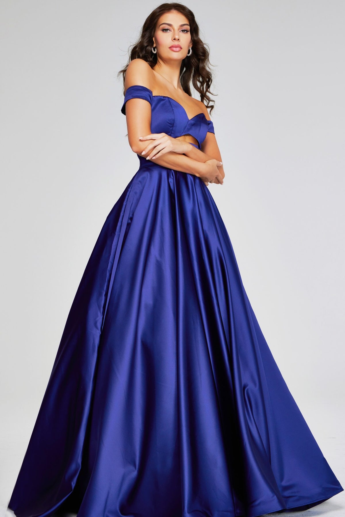 Prom Dresses A Line Formal Long Ball Gown Pocket Prom Dress Dark Purple