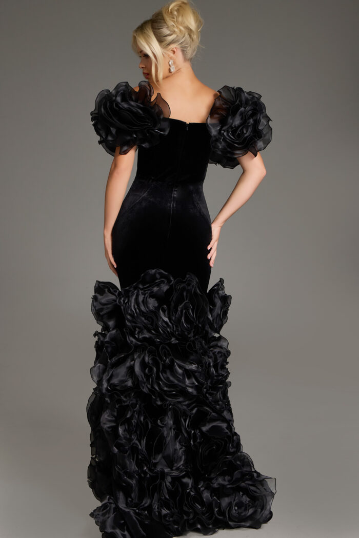 Formal Dresses Long Mermaid Fit Formal Evening Dress Black