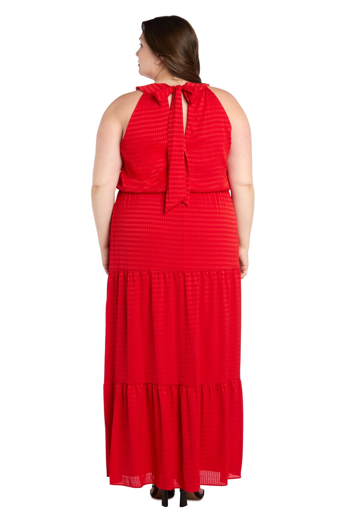 Plus Size Dresses Long Prom Formal Dress R&M Richards 4086W Scarlet