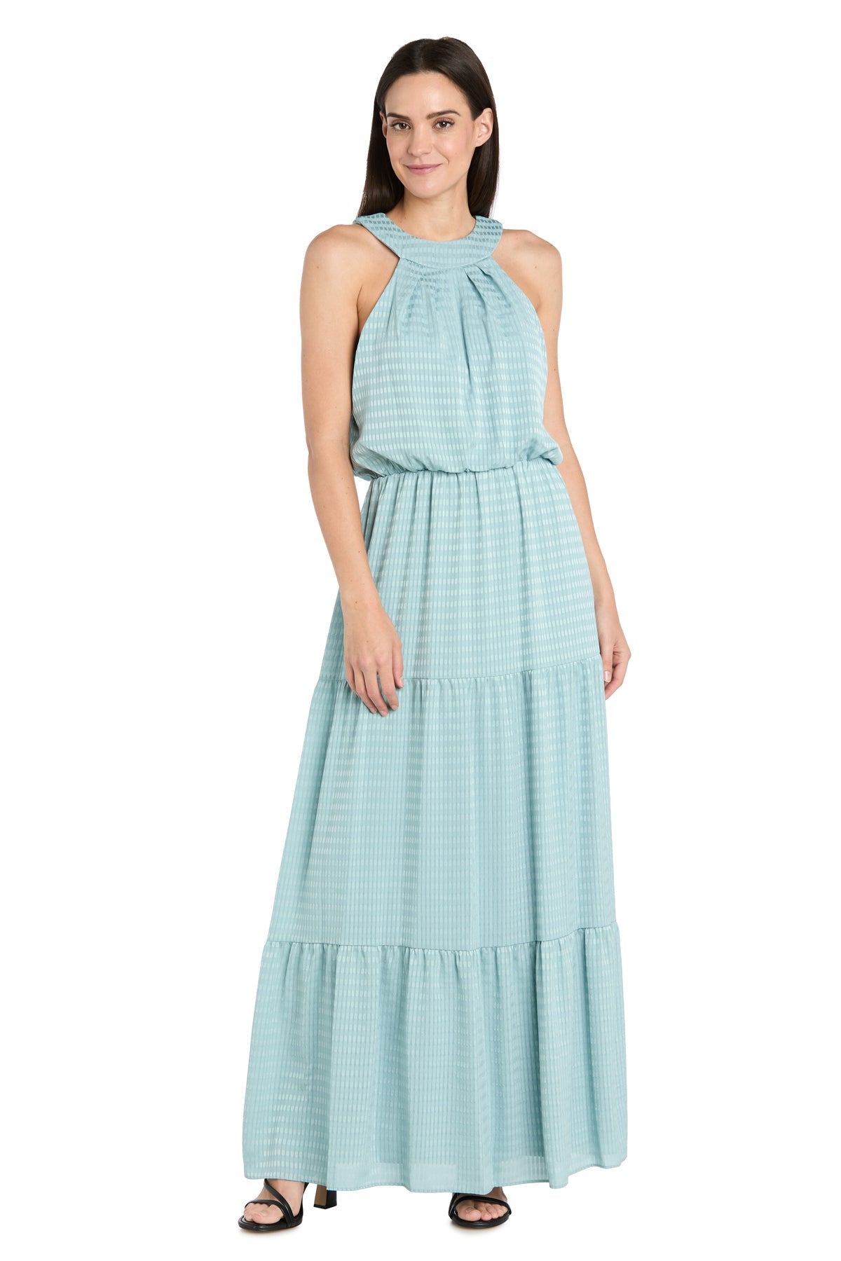 R&M Richards 4086 Long Formal Tiered Maxi Dress