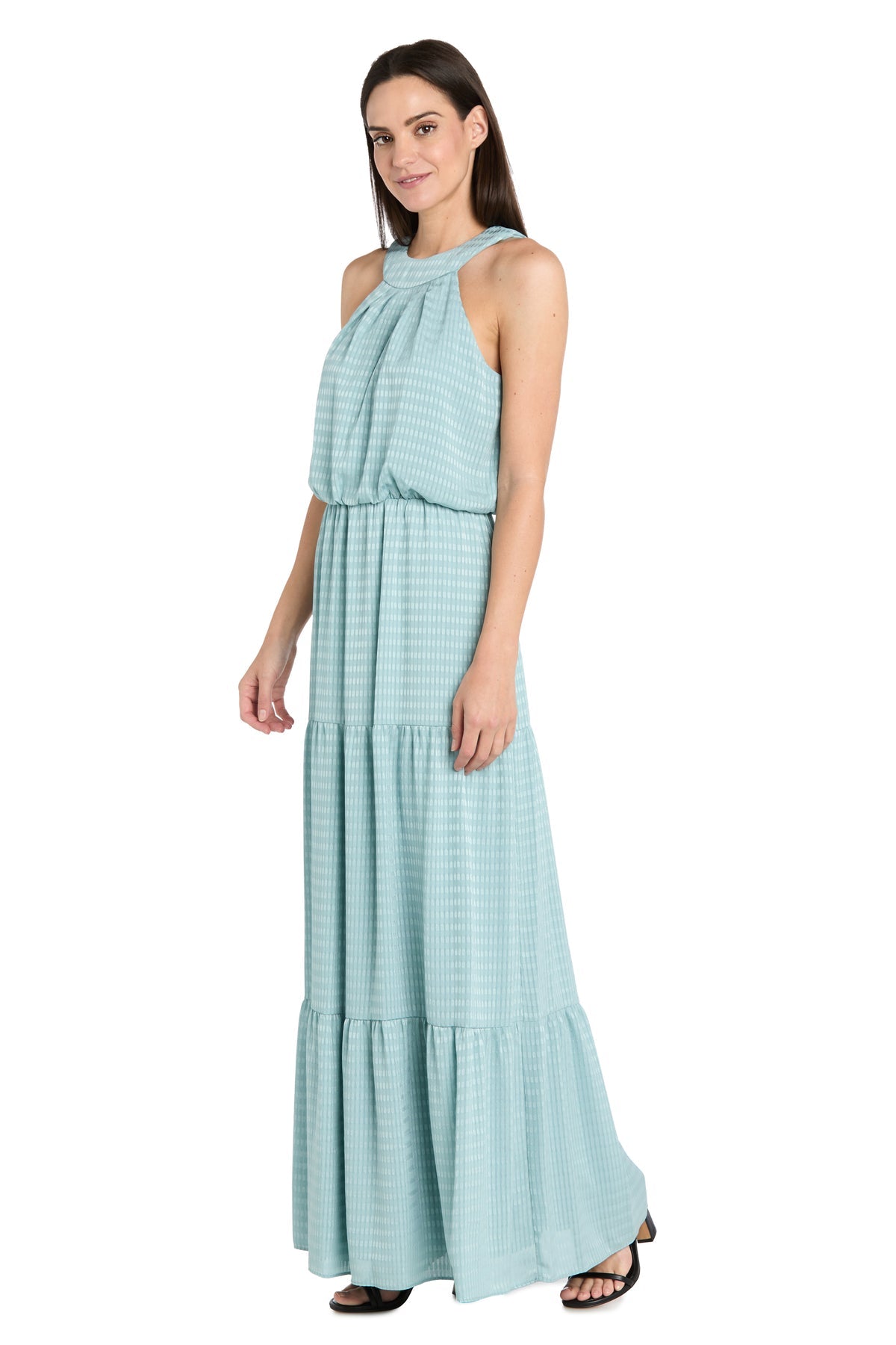 R&M Richards 4086 Long Formal Tiered Maxi Dress
