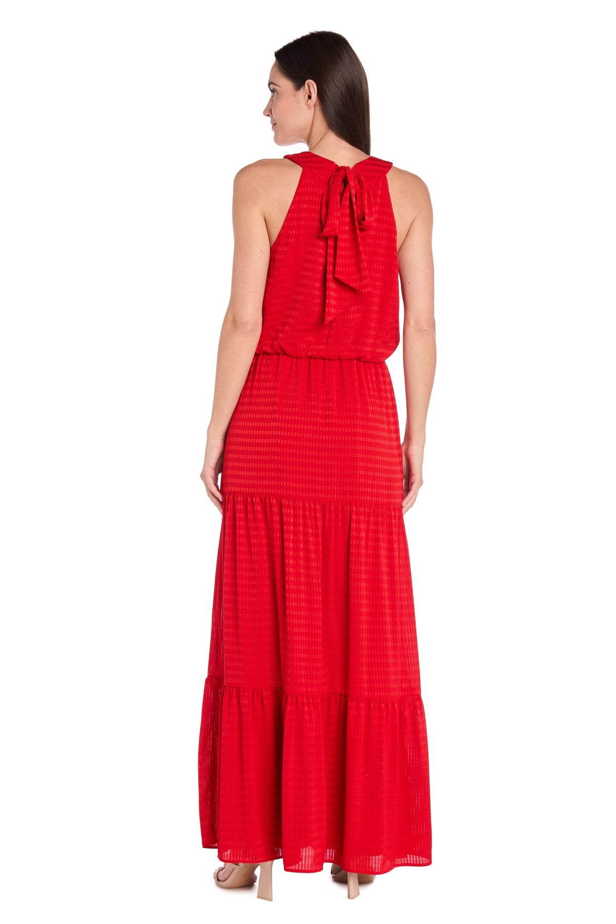 R&M Richards 4086 Long Formal Tiered Maxi Dress