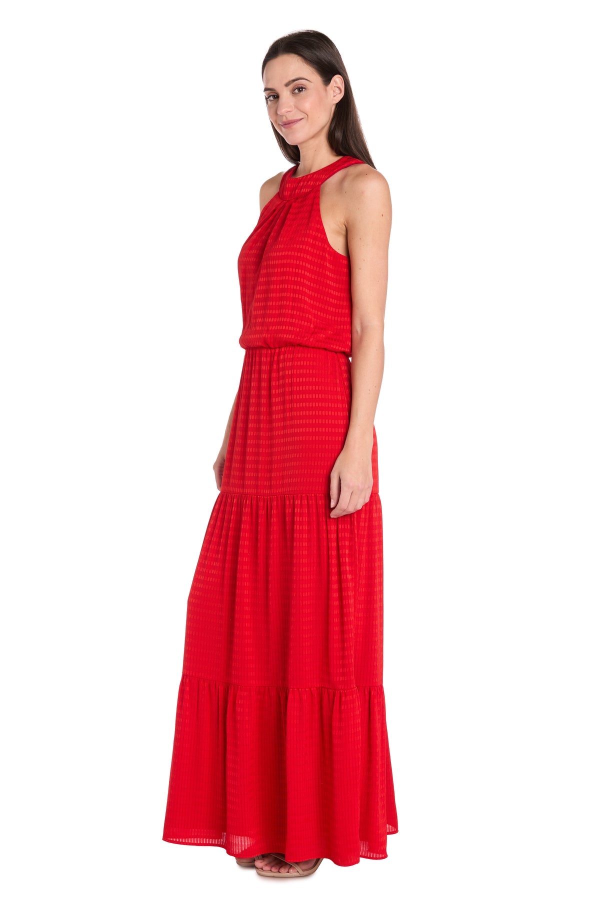 R&M Richards 4086 Long Formal Tiered Maxi Dress