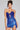 Cocktail Dresses Fitted Short Beaded Lace Applique Cocktail Dress Royal