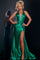 Prom Dresses Long Fitted Formal Corset Prom Dress Emerald