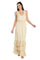 Formal Dresses Long Floral Print Formal Maxi Dress Yellow