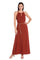 Formal Dresses Long Formal A Line Maxi Dress Terracotta