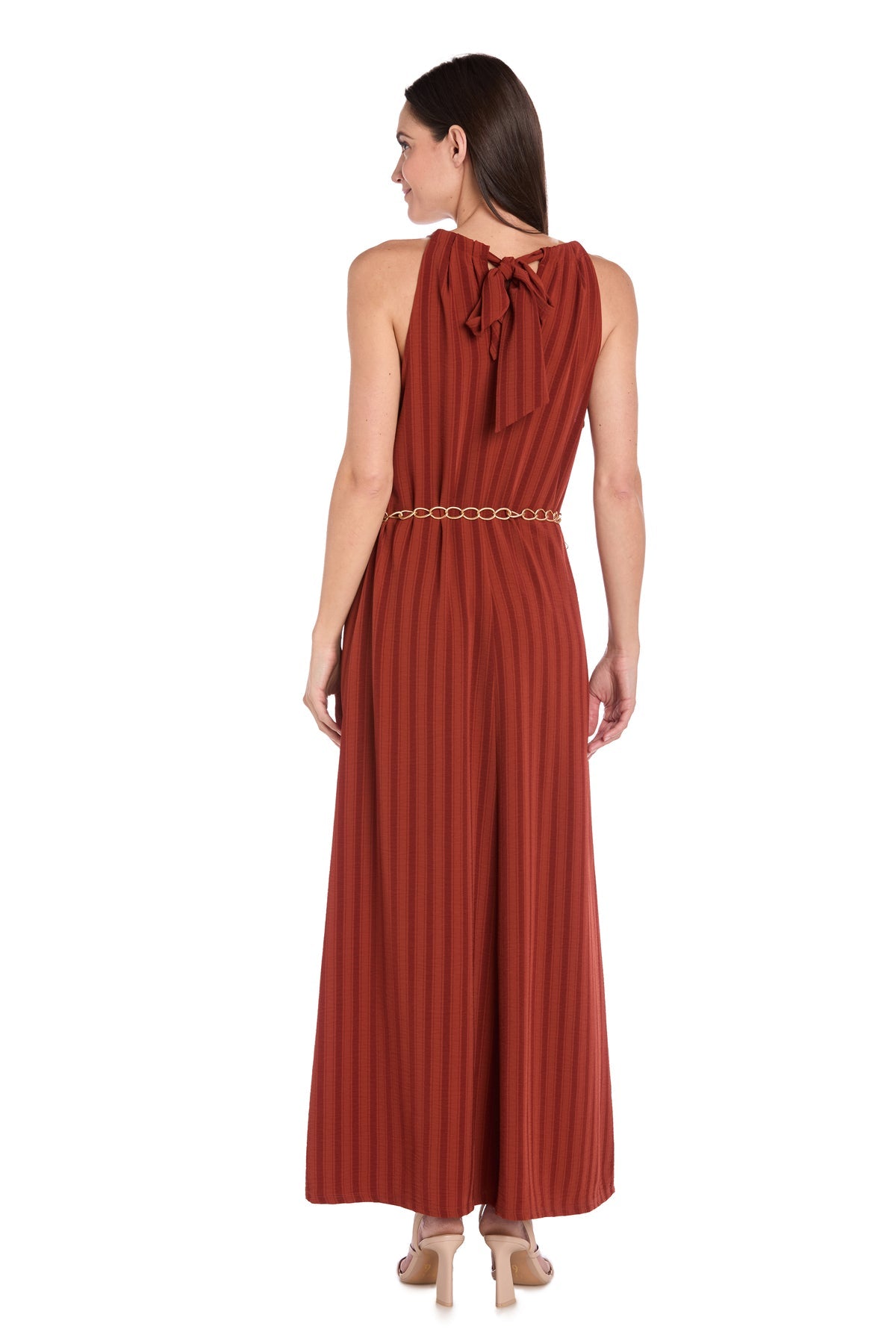 Formal Dresses Long Formal A Line Maxi Dress Terracotta