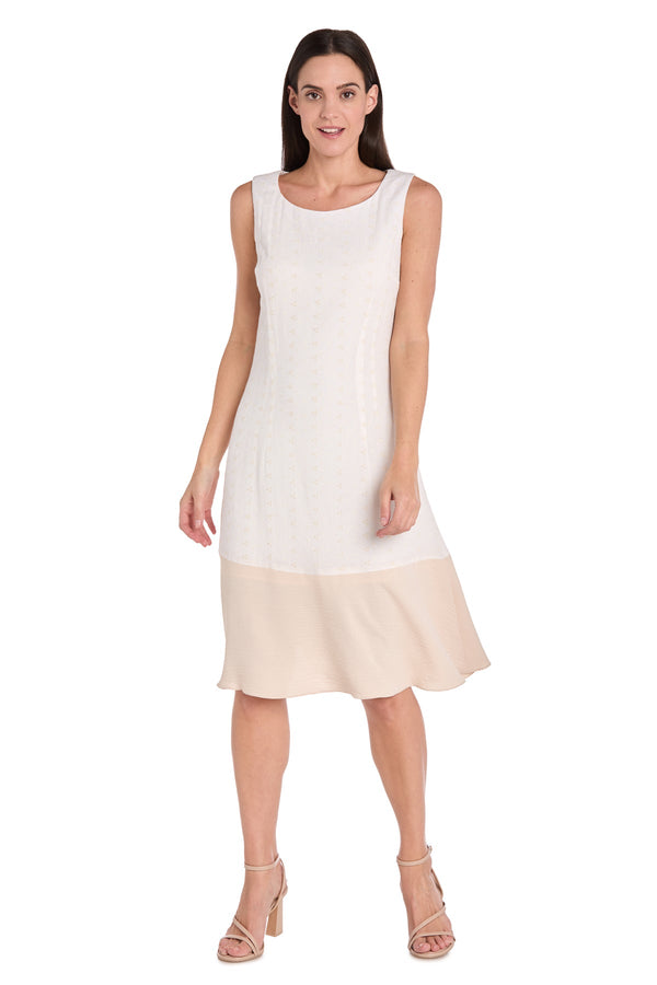 Short Cocktail Dress Midi Length R&M Richards 4117