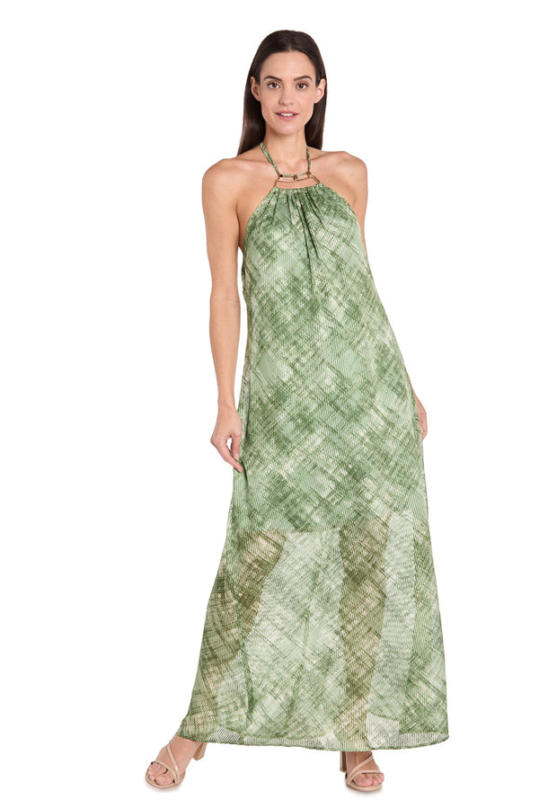 Long Print Dress Maxi Formal R&M Richards 4136