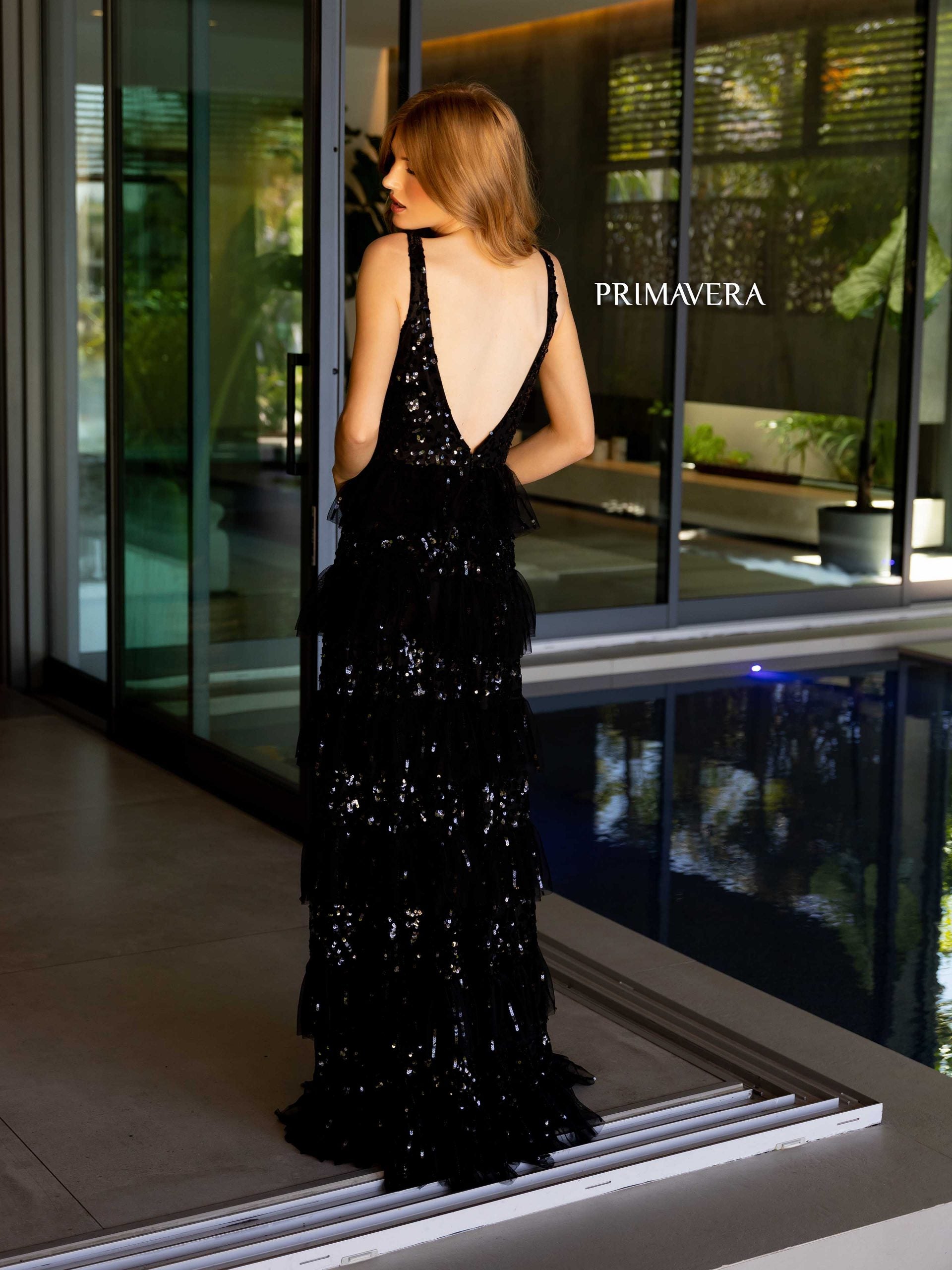 Primavera Couture 4142 Long A Line Formal Prom Dress