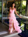 Prom Dresses Long Ruffle Trimmed Formal Prom Dress Pink