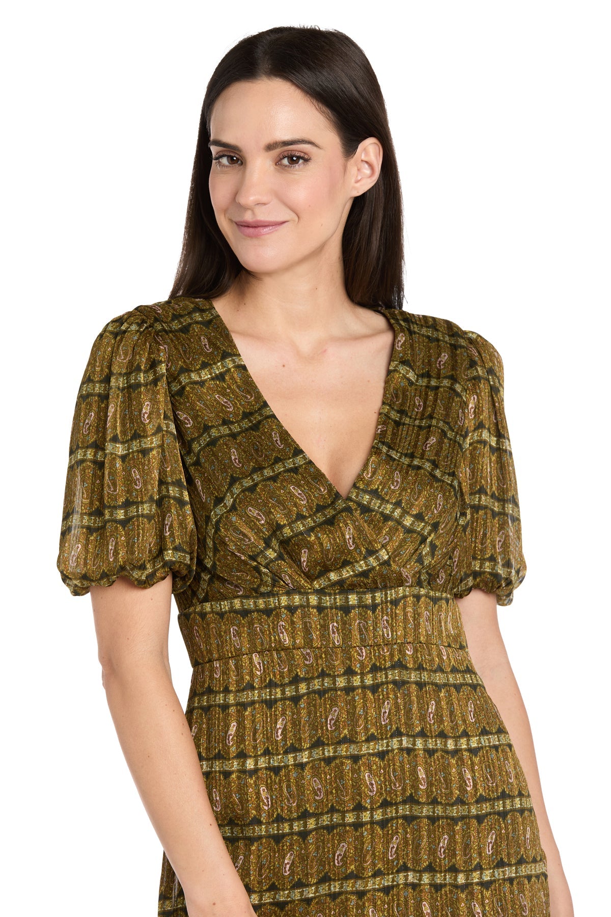 Formal Dresses Long Formal Ruffle Maxi Dress Olive