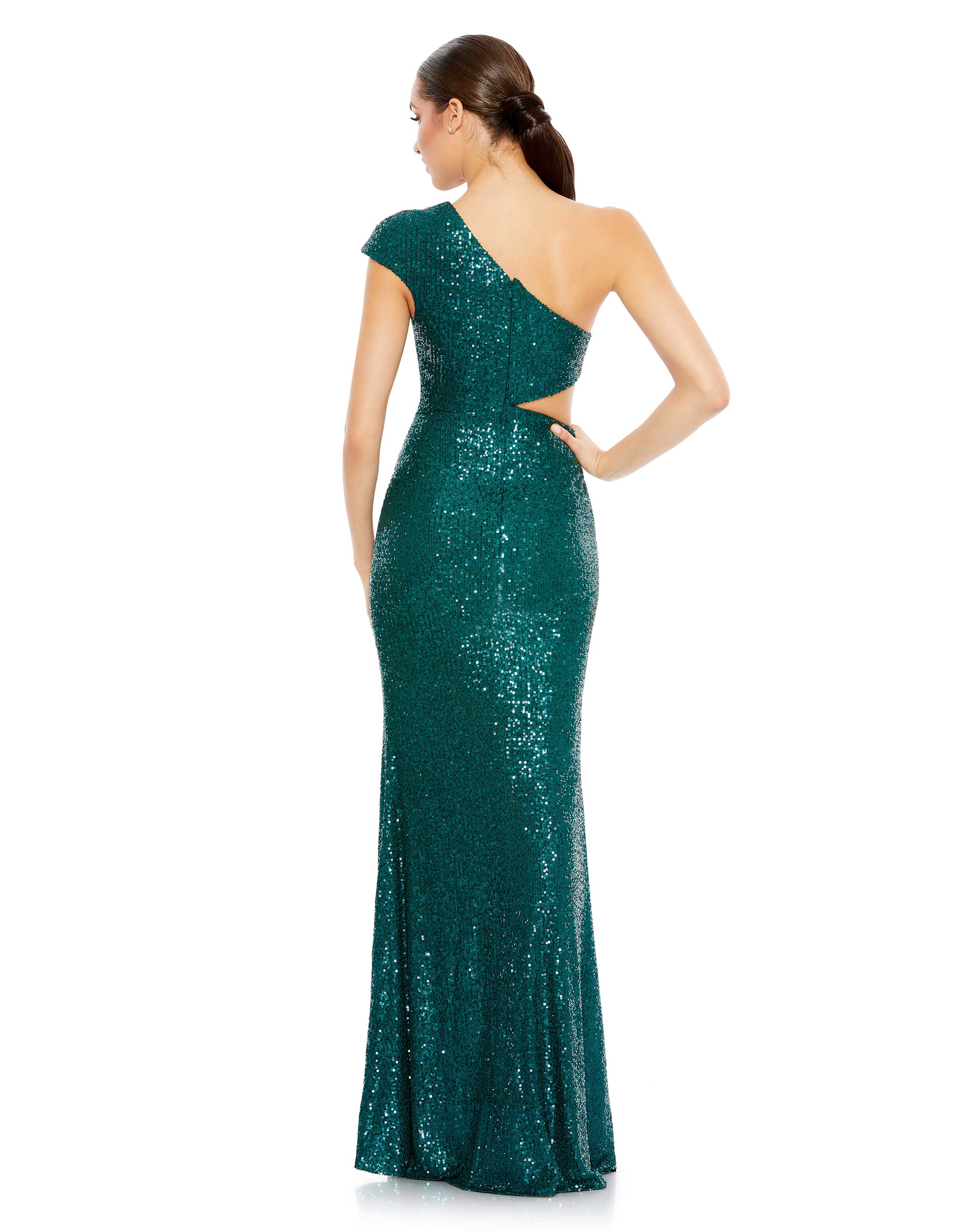 Long One Shoulder Prom Formal Dress One Shoulder & Formal Style Mac Duggal 42022