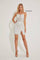 Cocktail Dresses Short Sexy Cocktail Slit Dress Ivory