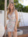 Cocktail Dresses Multi Patterned Beaded Short Cocktail Dress Ivory