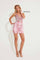 Cocktail Dresses Floral Short Cocktail Dress Pink